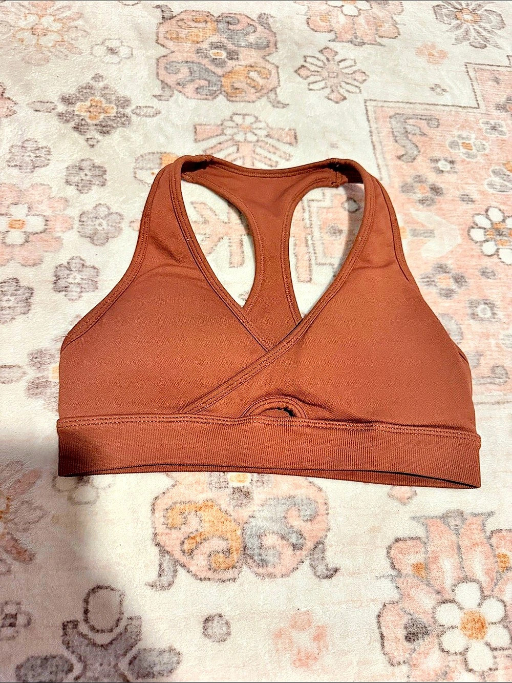 DIOSAFIT Brown Crossover Sports Bra Like New